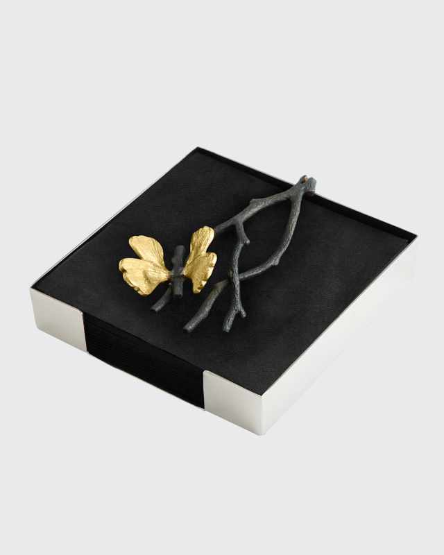 Butterfly Ginkgo Cocktail Napkin Holder